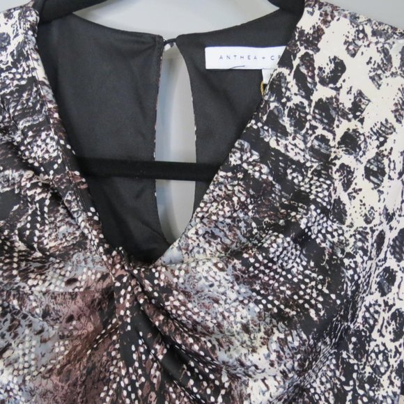 ANTHEA CRAWFORD - VERDI TOP - PYTHON - SIZE LARGE - NWTS - Picture 3 of 5